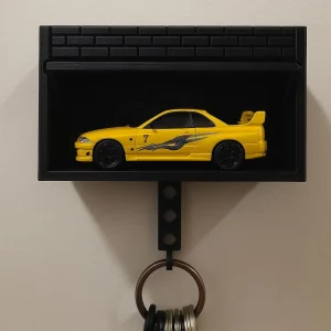 Garage Porte-Clés pour Voitures Miniatures (1:64)